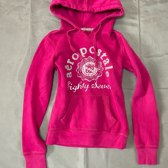 y2k pink aeropostale hoodie - Picture 2 of 6